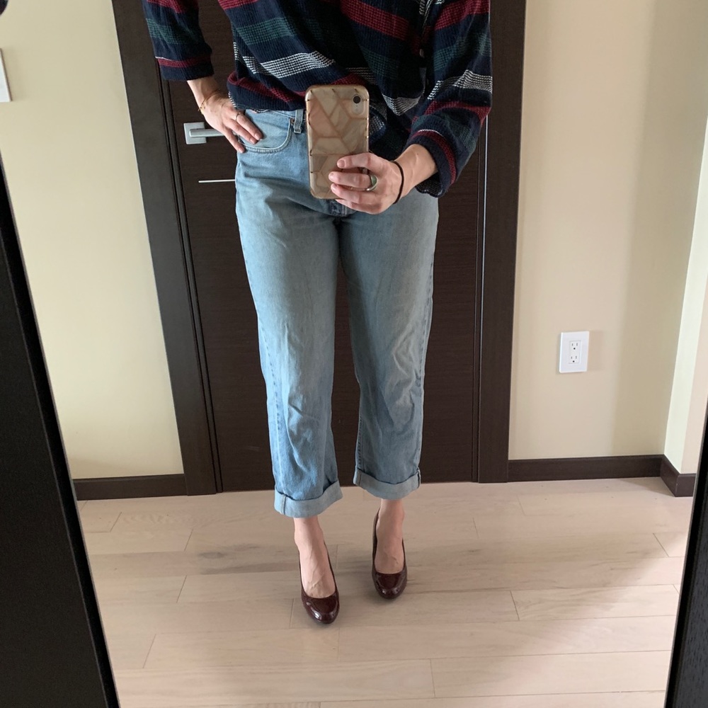 Maroon pumps